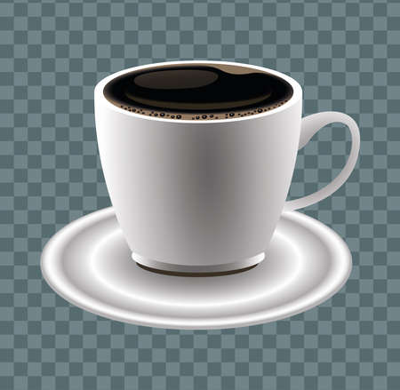 coffee break poster with cup vector illustration designのイラスト素材