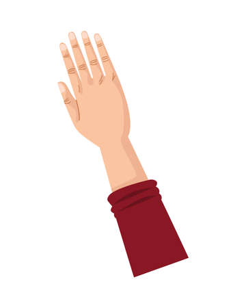 hand human clean isolated icon vector illustration designのイラスト素材