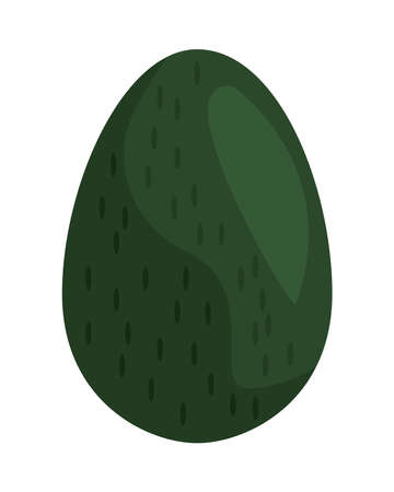 avocado fresh vegetable nature icon vector illustration designのイラスト素材