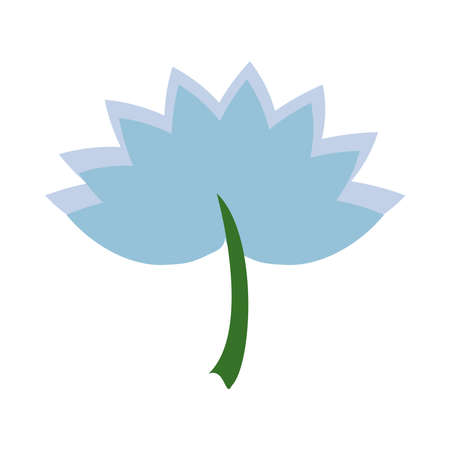 beautiful flower garden nature icon vector illustration designのイラスト素材