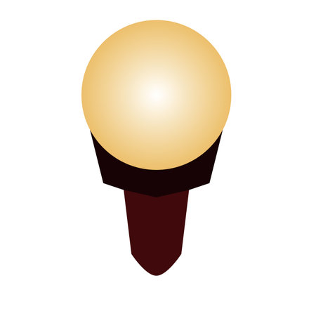 happy merry christmas light bulb decorative icon vector illustration designのイラスト素材