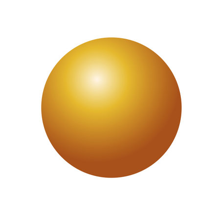 happy merry christmas golden ball decorative icon vector illustration designのイラスト素材