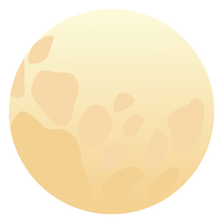 full moon night isolated icon vector illustration designのイラスト素材