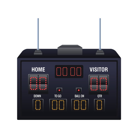 electric scoreboard stadium isolated icon vector illustration designのイラスト素材