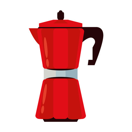 kettle appliance electronic isolated icon vector illustration designのイラスト素材
