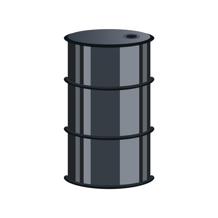 oil barrel tank resource icon vector illustration designのイラスト素材
