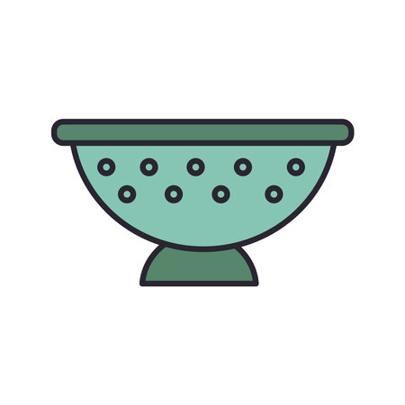 fryer pot kitchen utensil icon vector illustration designのイラスト素材
