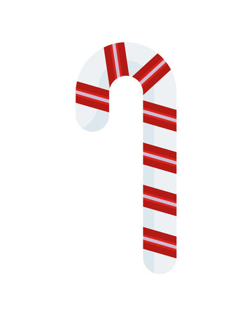 happy merry christmas sweet cane isolated icon vector illustration designのイラスト素材