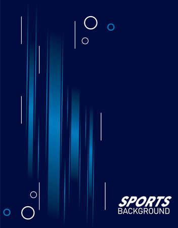 blue sport background with lettering white vector illustration designのイラスト素材