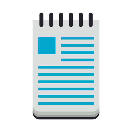 notebook school supply isolated icon vector illustration designのイラスト素材