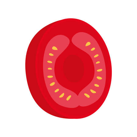 fresh tomato vegetable healthy foodのイラスト素材