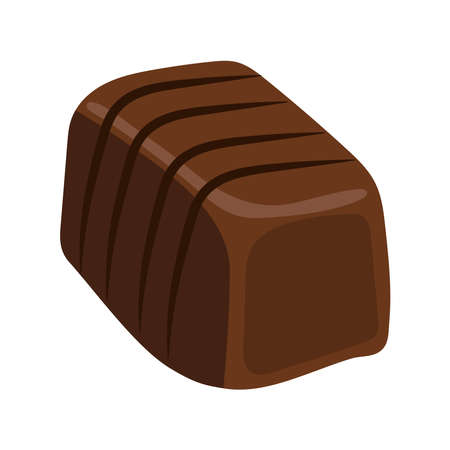 sweet praline chocolate delicious iconのイラスト素材