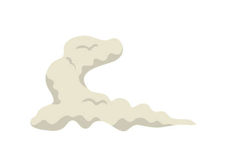 gray smoke iconのイラスト素材