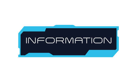 streaming information templateのイラスト素材