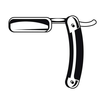barber shop razorのイラスト素材