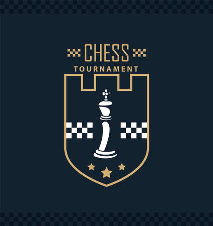 chess king shieldのイラスト素材