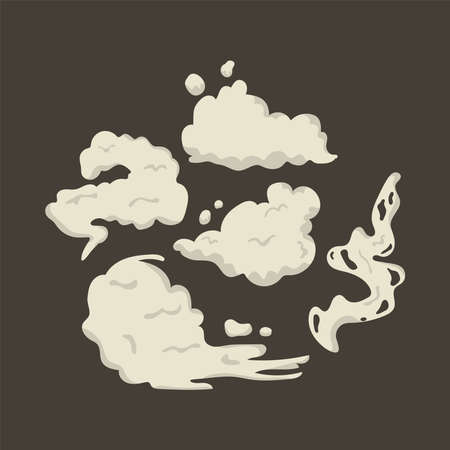 five smoke iconsのイラスト素材