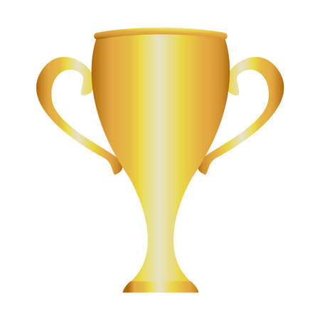 golden trophy awardのイラスト素材