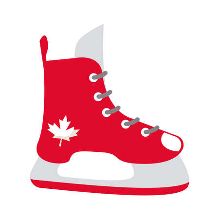 canadian ice skateのイラスト素材