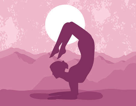 bow position sceneのイラスト素材