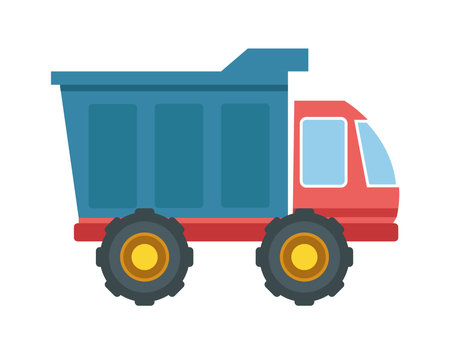 dump truck toyのイラスト素材