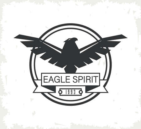 eagle club emblemのイラスト素材