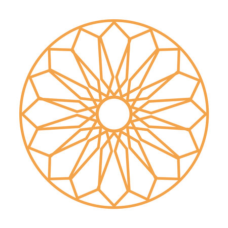 golden mandala icon