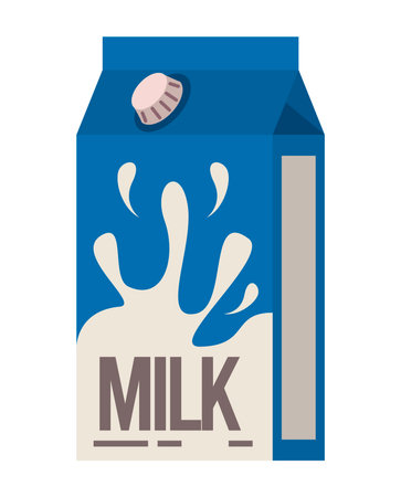milk box iconのイラスト素材