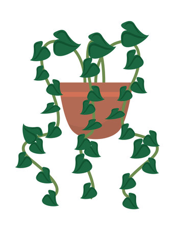 Plant inside potのイラスト素材