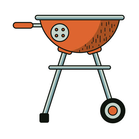 grill oven utensil isolated iconのイラスト素材