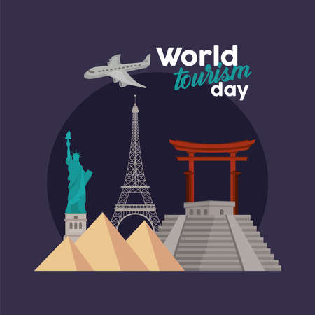tourism day celebrationのイラスト素材