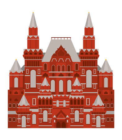 moscow red castleのイラスト素材