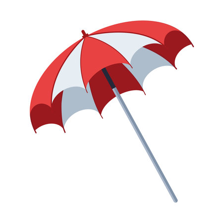 summer umbrella beachのイラスト素材