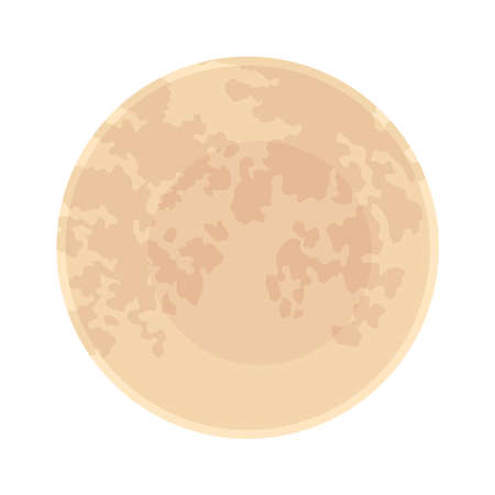 fullmoon space iconのイラスト素材