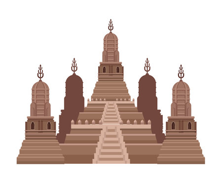 Wat Yai Chai Mongkholのイラスト素材