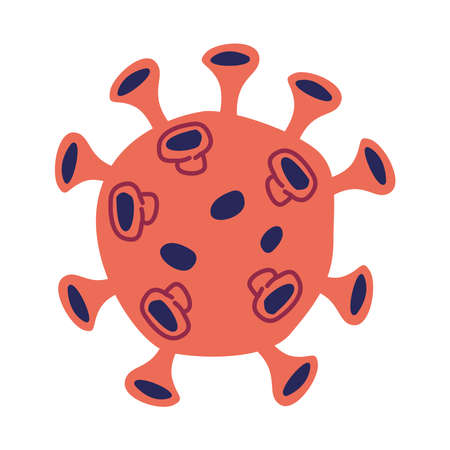 Virus pandemic particleのイラスト素材