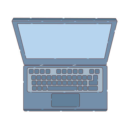 laptop computer portableのイラスト素材