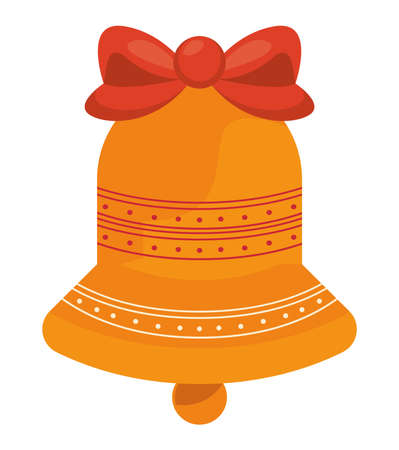 christmas golden bellのイラスト素材