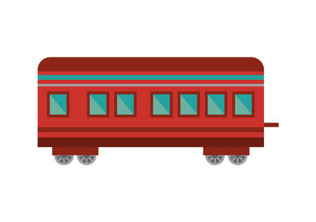 red wagon trainのイラスト素材