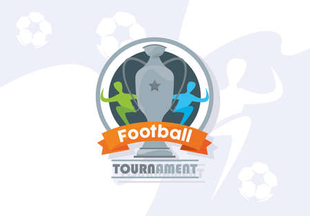 tournament soccer posterのイラスト素材