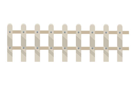 wooden fence iconのイラスト素材
