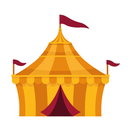 circus tent carnivalのイラスト素材
