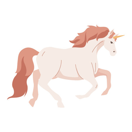 orange unicorn fairy animal