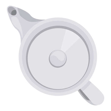 teapot utensil airviewのイラスト素材