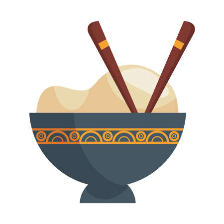 chinese rice foodのイラスト素材