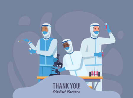 Medical workers designのイラスト素材
