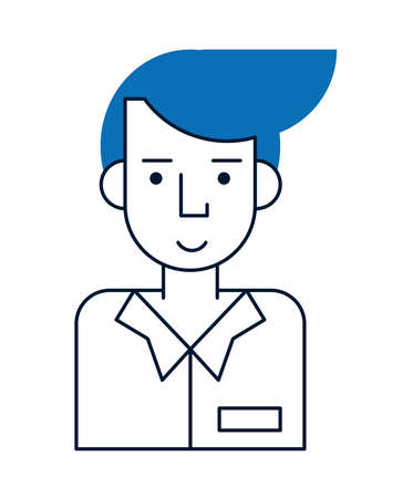 young man avatarのイラスト素材