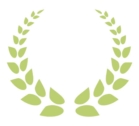 nature wreath laurelのイラスト素材
