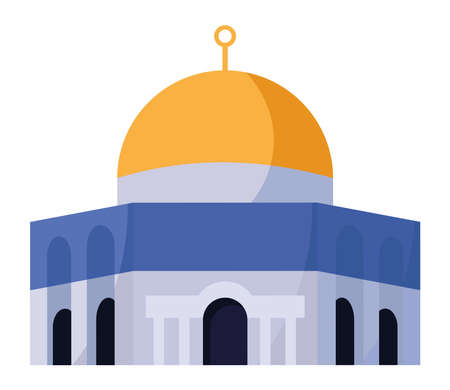 blue mosque facadeのイラスト素材