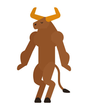 minotaur fantastic creature characterのイラスト素材